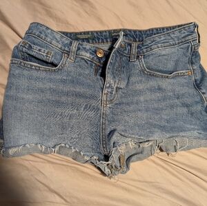 Three Pairs Of Denim Blue Women's Shorts